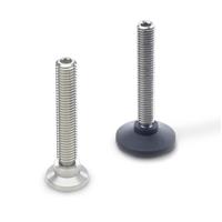 GN 638 Ball Jointed Levelling Feet Stainless Steel Plastic